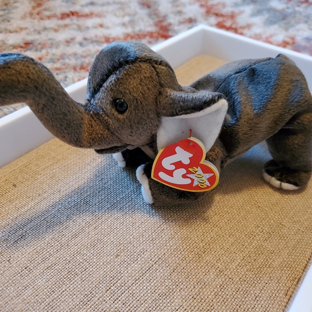 Trumpet Ty Beanie Baby Elephant 2000